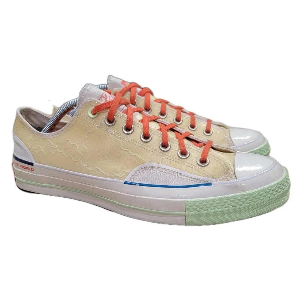Converse x Pigalle Chuck Taylor All-Star 70s OX White/Lime Green/Cream Men's 9.5